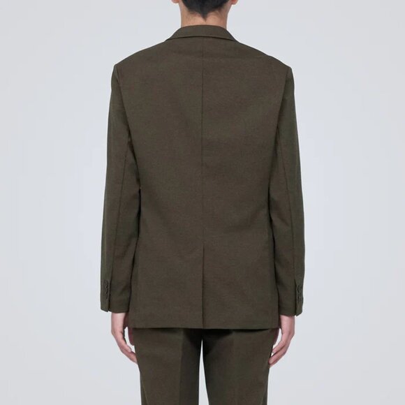 Muji Men's Stretch Brushed Jacket, Brown, XS - Picture 12 of 13